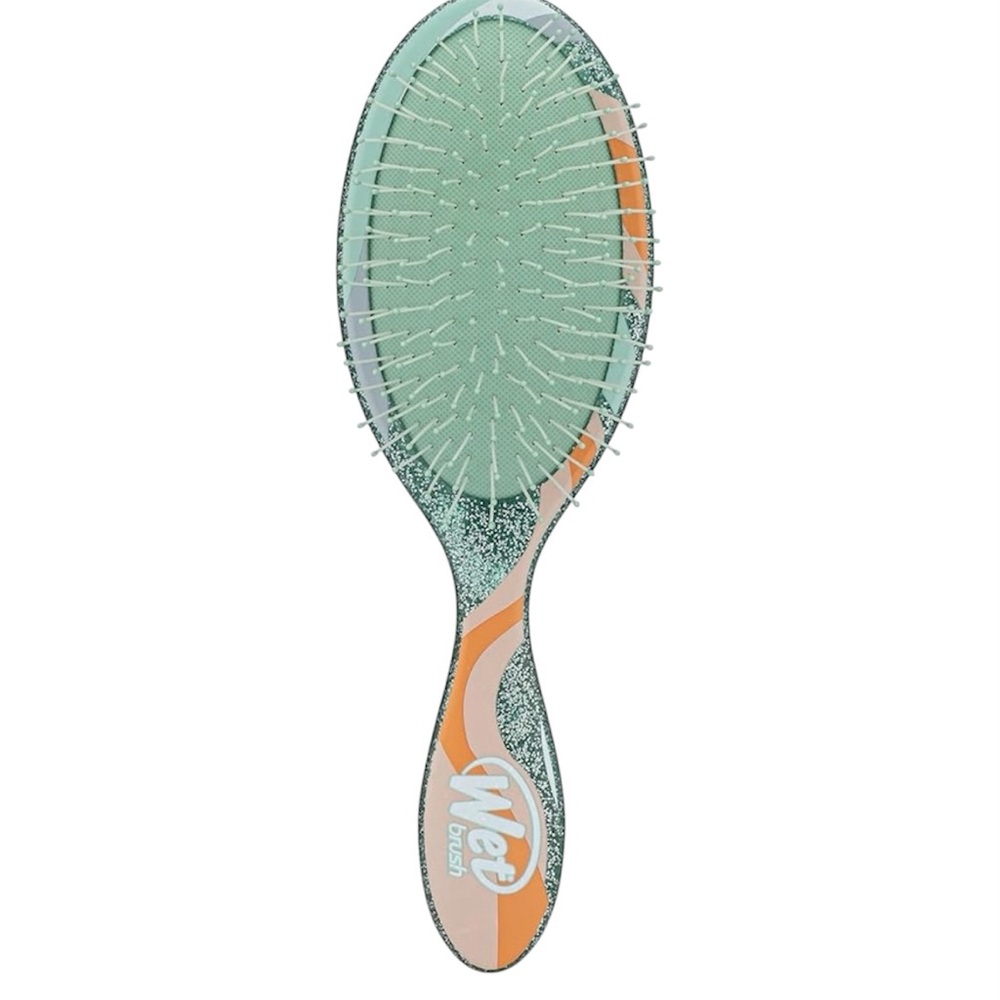 Wet Brush Original Detangler – Limited Edition Glitter Vortex Teal